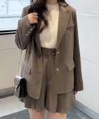 【ジュノア/JUNOAH】のジャケット+ショートパンツset モカ|ID: prp329100004730328 ipo3291000000034170841