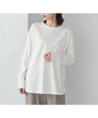 【コムサイズム/COMME CA ISM】の裾スリット ロングTシャツ 人気、トレンドファッション・服の通販 founy(ファニー) ファッション Fashion レディースファッション Fashion for Women トップス・カットソー Cut & Sew Tops シャツ・ブラウス・オフィスカジュアル Elegant Blouses & Button-Ups ロングTシャツ・Tシャツ Longline T-Shirts & Tees インナー Innerwear シンプル Simple, Minimal スリット Slit, Slit Detail トレーナー Sweatshirt, Trainer ロング Long, Long-Length thumbnail ホワイト|ID: prp329100004730337 ipo3291000000034170867