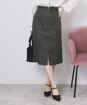 【インデックス/INDEX】のツイード調フロントジップタイトスカート【洗濯機OK/防シワ】 人気、トレンドファッション・服の通販 founy(ファニー) ファッション Fashion レディースファッション Fashion for Women スカート Skirts クラシカル Classical, Vintage-Inspired シンプル Simple, Minimal スマート Smart, Elegant タイトスカート Pencil Skirt, Tight Skirt ツイード Twill, Twill Weave フィット Fit, Slim Fit ポケット Pocket, Pocket Detail モダン Modern, Contemporary A/W・秋冬 Autumn/Winter エレガント 上品 Elegant |ID:prp329100004730352