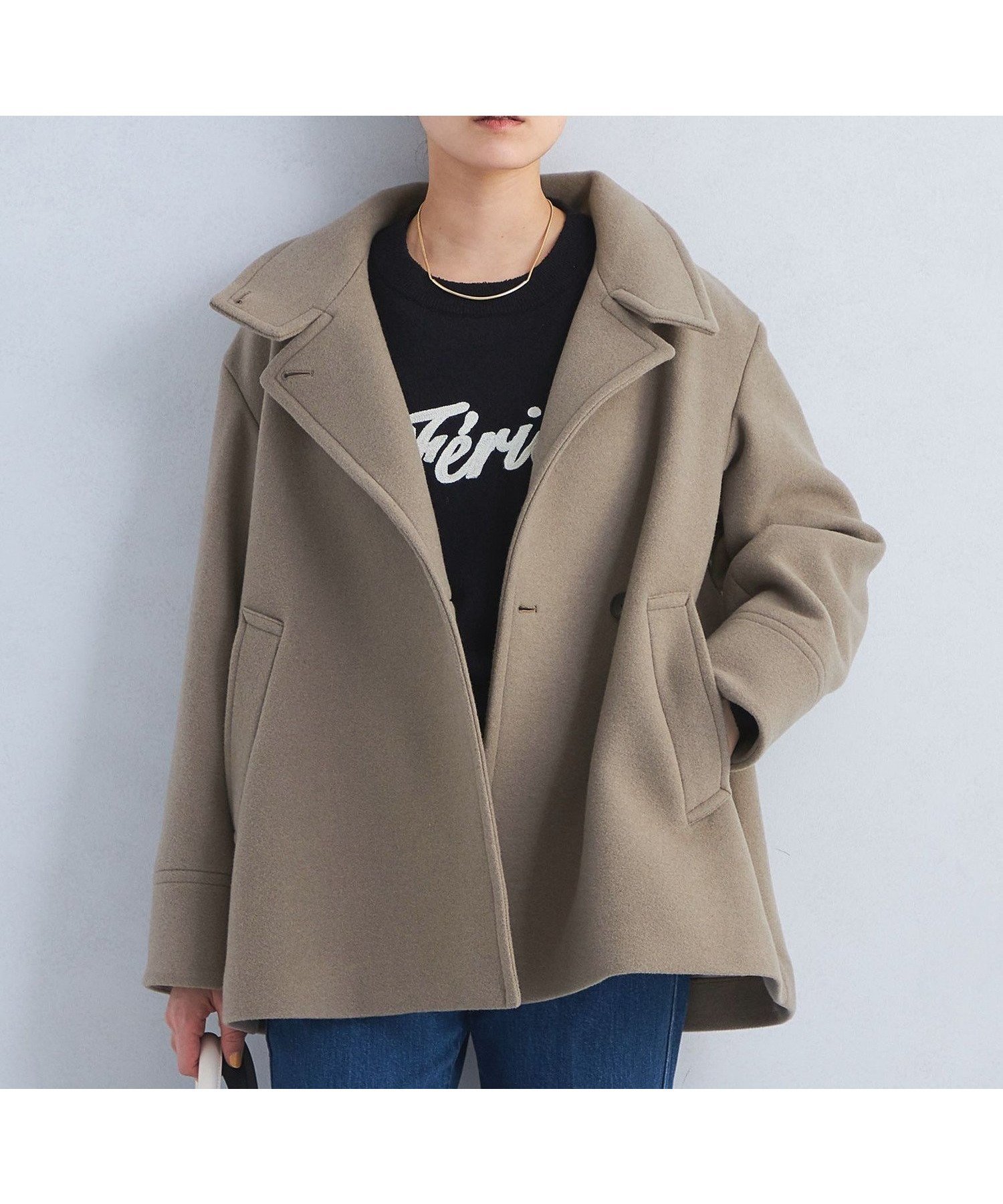 【ユナイテッドアローズ/UNITED ARROWS】のSENTDALE WOOL スタンドカラー ミドル コート 2 インテリア・キッズ・メンズ・レディースファッション・服の通販 founy(ファニー) 　ファッション　Fashion　レディースファッション　Fashion for Women　アウター　Coat / Outerwear Collection　コート・ロングコート・ピーコート　Long Coats, Peacoats & More　秋　Autumn　カフス　Cuff Design　スタンド　Stand Collar, Upright Stand　フロント　Front, Front Design　ミドル　Middle Length, Mid Height　メルトン　Melton, Heavy Wool　ロング　Long, Long-Length　ワイド　Wide, Wide Fit　冬　Winter / This Winter　アウトレット　Outlet / Clearance　おすすめ　Recommended / Our Picks　MOCA|ID: prp329100004730383 ipo3291000000034416773