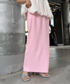 【チャオパニックティピー/CIAOPANIC TYPY】の【-3キロ見え】すっきりシルエットリブスカート 人気、トレンドファッション・服の通販 founy(ファニー) ファッション Fashion レディースファッション Fashion for Women スカート Skirts カットソー Cut and Sewn Top シューズ Shoes, Footwear シンプル Simple, Minimal スウェット / スエット Sweatshirt, Sweatwear ストラップサンダル Strappy Sandals, Strap Sandals ストレッチ Stretch, Stretchy Fabric スニーカー Sneakers, Trainers スリット Slit, Slit Detail 定番 Standard, Basic Item バレエ Ballet, Ballet Style 楽ちん Easy Fit, Comfortable おすすめ Recommended / Our Picks thumbnail ベビーピンク|ID: prp329100004730400 ipo3291000000034598466