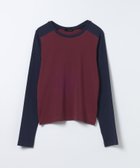 【ジーナシス/JEANASiS】のバイカラーフライスLS TEE ネイビー系その他|ID: prp329100004730413 ipo3291000000034468374
