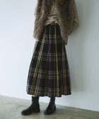 【サニーレーベル/Sonny Label / URBAN RESEARCH】のタックチェックイージースカート ブラック系|ID: prp329100004730415 ipo3291000000034561125