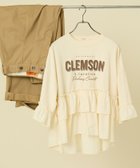 【フリークスストア/FREAK'S STORE】のティアードフリルロゴ切替 7分袖Tシャツ 25AW オフホワイト|ID: prp329100004730426 ipo3291000000034296769
