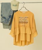 【フリークスストア/FREAK'S STORE】のティアードフリルロゴ切替 7分袖Tシャツ 25AW マスタード|ID: prp329100004730426 ipo3291000000034296772