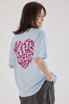 【ロデオクラウンズワイドボウル/RODEO CROWNS WIDE BOWL】のHeart Leopard Tシャツ 人気、トレンドファッション・服の通販 founy(ファニー) ファッション Fashion レディースファッション Fashion for Women トップス・カットソー Cut & Sew Tops シャツ・ブラウス・オフィスカジュアル Elegant Blouses & Button-Ups ロングTシャツ・Tシャツ Longline T-Shirts & Tees おすすめ Recommended / Our Picks デニム Denim, Jeans Material プリント Print, Printed Pattern レオパード Leopard, Animal Print 定番 Standard, Basic Item thumbnail SAX|ID: prp329100004730429 ipo3291000000034621198