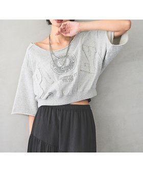 【ページボーイ/PAGEBOY】のリメイクライクカレッジ(半袖) 人気、トレンドファッション・服の通販 founy(ファニー) ファッション Fashion レディースファッション Fashion for Women トップス・カットソー Cut & Sew Tops おすすめ Recommended / Our Picks ショート Short, Short Length トレンド Trend, Trending Now ボトム Bottoms, Lower Wear リメイク Remake, Reconstructed ワイド Wide, Wide Fit 半袖 Short Sleeve, Half Sleeve |ID:prp329100004730452