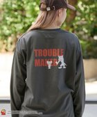 【コーエン/COEN】の【TOM and JERRY (トムとジェリー)/ 別注】ユニプリントロンT 人気、トレンドファッション・服の通販 founy(ファニー) ファッション Fashion レディースファッション Fashion for Women トップス・カットソー Cut & Sew Tops ロングTシャツ・Tシャツ Longline T-Shirts & Tees デニム Denim, Jeans Material パターン Pattern, Design Print フロント Front, Front Design プリント Print, Printed Pattern 別注 Limited Edition, Custom Order ロング Long, Long-Length ワンポイント One Point, Statement Accent thumbnail DK.GRAY|ID: prp329100004730456 ipo3291000000034411883