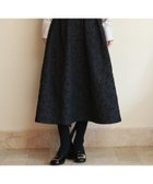 【セゾンドパピヨン/SAISON DE PAPILLON】のフクレジャガードフレアハイウエストスカート 人気、トレンドファッション・服の通販 founy(ファニー) ファッション Fashion レディースファッション Fashion for Women スカート Skirts シンプル Simple, Minimal スウェット / スエット Sweatshirt, Sweatwear スニーカー Sneakers, Trainers タイツ Tights, Legwear フレア Flare, Flared エレガント 上品 Elegant thumbnail ブラック|ID: prp329100004730460 ipo3291000000034621116