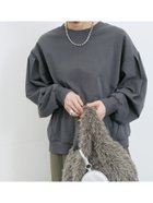 【サマンサモスモス/Samansa Mos2】のポンチ袖タックプルオーバー 人気、トレンドファッション・服の通販 founy(ファニー) ファッション Fashion レディースファッション Fashion for Women トップス・カットソー Cut & Sew Tops カジュアルプルオーバー・ニットトップス Pullovers & Knit Tops / Casual Pullovers スリーブ Sleeve, Long Sleeve / Short Sleeve thumbnail チャコールグレー|ID: prp329100004730462 ipo3291000000034774959