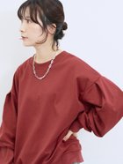 【サマンサモスモス/Samansa Mos2】のポンチ袖タックプルオーバー 人気、トレンドファッション・服の通販 founy(ファニー) ファッション Fashion レディースファッション Fashion for Women トップス・カットソー Cut & Sew Tops カジュアルプルオーバー・ニットトップス Pullovers & Knit Tops / Casual Pullovers スリーブ Sleeve, Long Sleeve / Short Sleeve thumbnail ボルドー|ID: prp329100004730462 ipo3291000000034774960