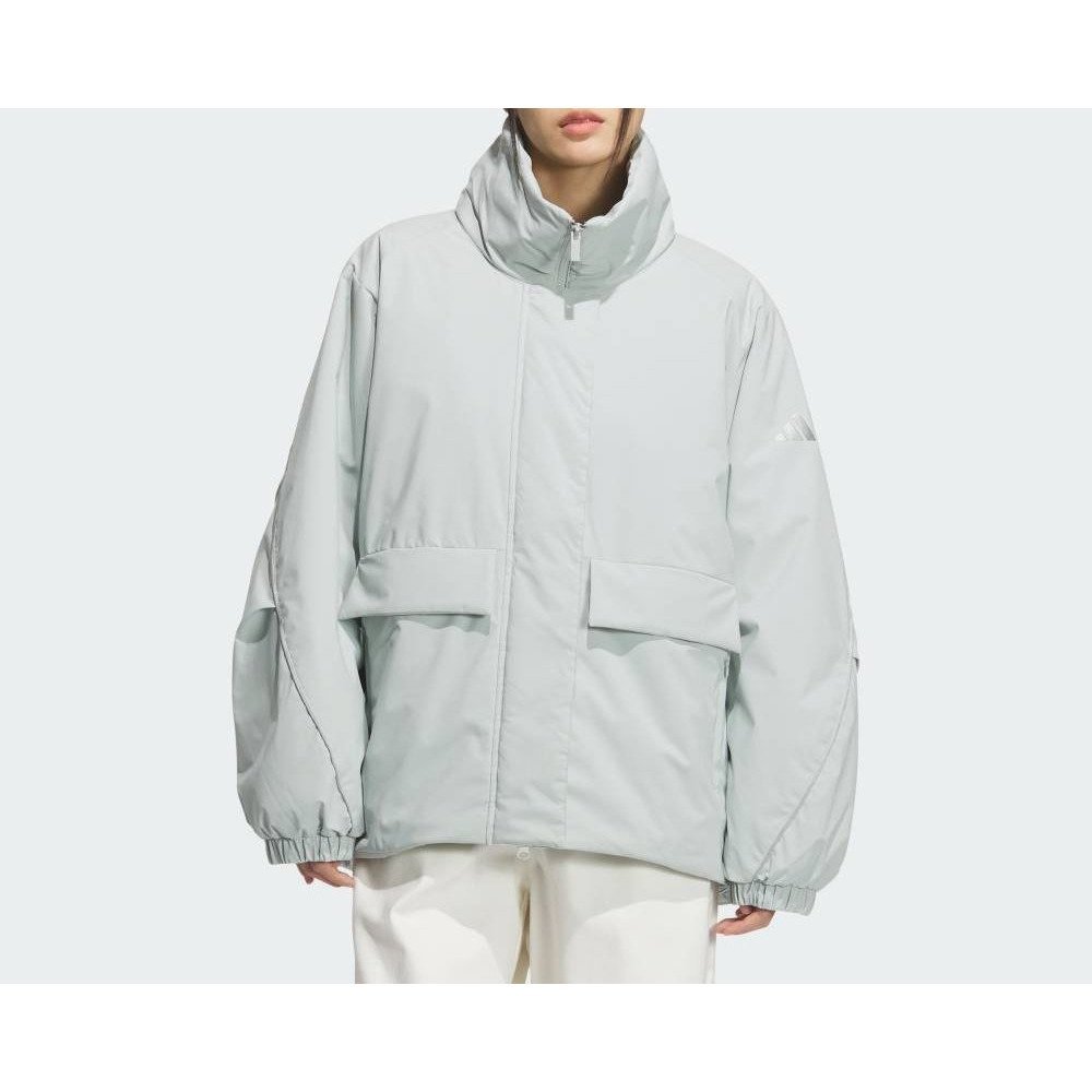 【アディダス/adidas】の【公式】アディダス adidas STADIUM CHROME パッド ミッド JK ジャケット インテリア・キッズ・メンズ・レディースファッション・服の通販 founy(ファニー) 　ファッション　Fashion　レディースファッション　Fashion for Women　アウター　Coat / Outerwear Collection　レディースジャケット・軽アウター　Jackets　ジャケット　Jacket, Outerwear　スタイリッシュ　Stylish, Fashionable　リラックス　Relax, Relaxed Fit　グレー|ID: prp329100004730465 ipo3291000000034171356