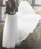 【ミニミニストア/miniministore】のチュールスカート ロング ホワイト|ID: prp329100004730471 ipo3291000000034261312
