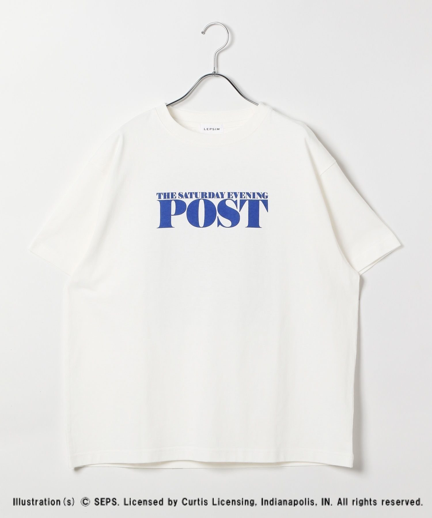 【レプシィム ローリーズファーム/LEPSIM LOWRYS FARM】の【The Saturday Evening Post】プリントT インテリア・キッズ・メンズ・レディースファッション・服の通販 founy(ファニー) 　ファッション　Fashion　レディースファッション　Fashion for Women　おすすめ　Recommended / Our Picks　イラスト　Illustration　プリント　Print, Printed Pattern　雑誌　Magazine, Fashion Magazine　オフホワイト05|ID: prp329100004730529 ipo3291000000034297911