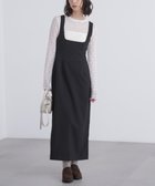 【フリーズマート/FREE'S MART】のスクープネックマキシジャンパースカート 人気、トレンドファッション・服の通販 founy(ファニー) ファッション Fashion レディースファッション Fashion for Women スカート Skirts クラシック Classic, Timeless Style ダブル Double, Double-Breasted フィット Fit, Slim Fit フリル Frill, Ruffle ベーシック Basic, Essential エレガント 上品 Elegant thumbnail ブラック|ID: prp329100004730544 ipo3291000000034928382