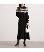 【プロポーション ボディドレッシング/PROPORTION BODY DRESSING】のノルディックニットSETUP ワンピース 25AW 人気、トレンドファッション・服の通販 founy(ファニー) ファッション Fashion レディースファッション Fashion for Women ワンピース Dresses 2025年 2025 2025-2026秋冬・A/W Autumn/Winter 2025–26 AW25–26 ウォーム Warm Fabric セットアップ Set-Up, Coordinated Outfit フェザー Feather, Feather Detail エレガント 上品 Elegant thumbnail ブラック|ID: prp329100004730548 ipo3291000000034171686