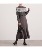 【プロポーション ボディドレッシング/PROPORTION BODY DRESSING】のノルディックニットSETUP ワンピース 25AW 人気、トレンドファッション・服の通販 founy(ファニー) ファッション Fashion レディースファッション Fashion for Women ワンピース Dresses 2025年 2025 2025-2026秋冬・A/W Autumn/Winter 2025–26 AW25–26 ウォーム Warm Fabric セットアップ Set-Up, Coordinated Outfit フェザー Feather, Feather Detail エレガント 上品 Elegant thumbnail チャコール2|ID: prp329100004730548 ipo3291000000034171687
