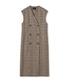 【トゥモローランド/TOMORROWLAND】の【WEB先行 】シックバーガンディー ジレワンピース 人気、トレンドファッション・服の通販 founy(ファニー) ファッション Fashion レディースファッション Fashion for Women アウター Coat / Outerwear Collection 秋 Autumn クラシカル Classical, Vintage-Inspired ストレッチ Stretch, Stretchy Fabric ストレート Straight, Straight Cut チェック Check, Plaid, Tartan フロント Front, Front Design おすすめ Recommended / Our Picks ビジネス 仕事 通勤 Business / Work / Commuting thumbnail 48 ブラウン系|ID: prp329100004730563 ipo3291000000034171741