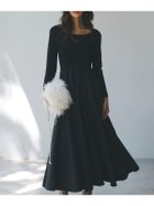 【アニュアンス/anuans】のニットドッキングフレアワンピース 人気、トレンドファッション・服の通販 founy(ファニー) ファッション Fashion レディースファッション Fashion for Women ワンピース Dresses ギャザー Gathered, Ruffled タフタ Taffeta, Structured Fabric フィット Fit, Slim Fit フレア Flare, Flared 切替 Switching, Contrast Panel 無地 Plain, Solid Color thumbnail BLACK|ID: prp329100004730588 ipo3291000000034171848