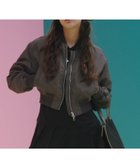【ラコステ/LACOSTE】のクロップド丈 ショートMA-1ジャケット 人気、トレンドファッション・服の通販 founy(ファニー) ファッション Fashion レディースファッション Fashion for Women アウター Coat / Outerwear Collection レディースジャケット・軽アウター Jackets MA-1ジャケット MA-1 Bomber Jackets / Flight Jackets クロップド Cropped, Short Length ショート Short, Short Length ジャケット Jacket, Outerwear スリーブ Sleeve, Long Sleeve / Short Sleeve ブルゾン Blouson, Bomber Jacket モダン Modern, Contemporary 夏 Summer 定番 Standard, Basic Item 秋 Autumn thumbnail グレー|ID: prp329100004730608 ipo3291000000034528595