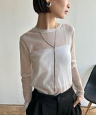 【アウトフィッター ラボ/Outfitter lab】のシースルーカットソー ホワイト|ID: prp329100004730619 ipo3291000000034234866