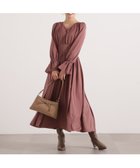 【プロポーション ボディドレッシング/PROPORTION BODY DRESSING】のクルミ釦付きギャザーワンピース 25AW 人気、トレンドファッション・服の通販 founy(ファニー) ファッション Fashion レディースファッション Fashion for Women ワンピース Dresses 2025年 2025 2025-2026秋冬・A/W Autumn/Winter 2025–26 AW25–26 ウォッシャブル Machine Washable ギャザー Gathered, Ruffled シャーリング Shirring, Ruched スリーブ Sleeve, Long Sleeve / Short Sleeve フロント Front, Front Design エレガント 上品 Elegant 無地 Plain, Solid Color thumbnail ピンク|ID: prp329100004730635 ipo3291000000034172034