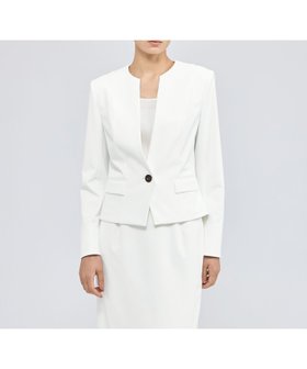 【エポカ/EPOCA】のクリーンストレッチ ノーカラージャケット 人気、トレンドファッション・服の通販 founy(ファニー) ファッション Fashion レディースファッション Fashion for Women アウター Coat / Outerwear Collection レディースジャケット・軽アウター Jackets ノーカラージャケット / シンプル上品コーデ Collarless Jackets おすすめ Recommended / Our Picks コンパクト Compact, Small Size ジャケット Jacket, Outerwear ストレッチ Stretch, Stretchy Fabric フォルム Silhouette, Form 夏 Summer 春 Spring 秋 Autumn |ID:prp329100004730675