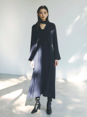 【アニュアンス/anuans】のダブルサテンクラシカルワンピース 人気、トレンドファッション・服の通販 founy(ファニー) ファッション Fashion レディースファッション Fashion for Women ワンピース Dresses アクセサリー Fashion Accessories クラシカル Classical, Vintage-Inspired シューズ Shoes, Footwear スカーフ Scarf, Neckwear フォーマル Formal, Dressy エレガント 上品 Elegant 定番 Standard, Basic Item |ID:prp329100004730689