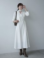 【アニュアンス/anuans】のダブルサテンクラシカルワンピース 人気、トレンドファッション・服の通販 founy(ファニー) ファッション Fashion レディースファッション Fashion for Women ワンピース Dresses アクセサリー Fashion Accessories クラシカル Classical, Vintage-Inspired シューズ Shoes, Footwear スカーフ Scarf, Neckwear フォーマル Formal, Dressy エレガント 上品 Elegant 定番 Standard, Basic Item thumbnail ECRU|ID: prp329100004730689 ipo3291000000034247787