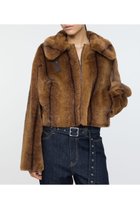 【マウジー/moussy】のREVER FAUX ファーコート 人気、トレンドファッション・服の通販 founy(ファニー) ファッション Fashion レディースファッション Fashion for Women アウター Coat / Outerwear Collection コート・ロングコート・ピーコート Long Coats, Peacoats & More おすすめ Recommended / Our Picks コンパクト Compact, Small Size スタイリッシュ Stylish, Fashionable スタンド Stand Collar, Upright Stand フェイクファー Faux Fur, Imitation Fur ボンディング Bonding, Bonded Fabric レオパード Leopard, Animal Print 人気 Popular, Best Seller 再入荷 Restock / Back in Stock thumbnail M/BRN7|ID: prp329100004730690 ipo3291000000034382486