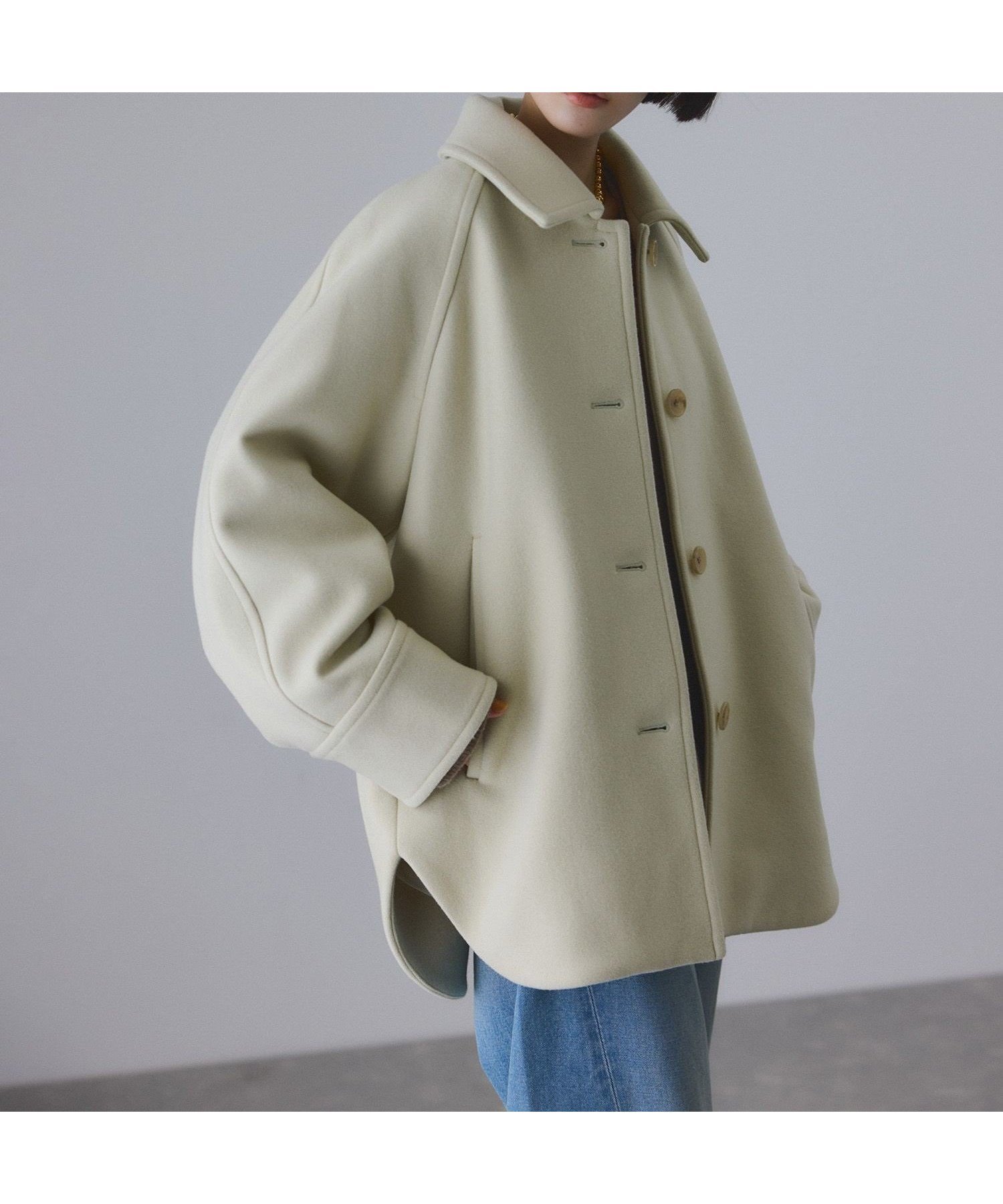 【アダム エ ロペ/ADAM ET ROPE'】のSuper140 sメルトンシャツコート インテリア・キッズ・メンズ・レディースファッション・服の通販 founy(ファニー) 　ファッション　Fashion　レディースファッション　Fashion for Women　アウター　Coat / Outerwear Collection　コート・ロングコート・ピーコート　Long Coats, Peacoats & More　カフス　Cuff Design　キュプラ　Cupro, Eco Fabric　今季　This Season, Current Season　スラックス　Slacks, Dress Pants　スリーブ　Sleeve, Long Sleeve / Short Sleeve　ダウン　Down, Puffer　デニム　Denim, Jeans Material　ポケット　Pocket, Pocket Detail　冬　Winter / This Winter　エレガント 上品　Elegant　2025年　2025　2025-2026秋冬・A/W　Autumn/Winter 2025–26 AW25–26　ベージュ系(28)|ID: prp329100004730710 ipo3291000000034935463