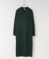 【ローリーズファーム/LOWRYS FARM】のマエボタンエリニットワンピース 人気、トレンドファッション・服の通販 founy(ファニー) ファッション Fashion レディースファッション Fashion for Women ワンピース Dresses ニットワンピース Knit Dresses おすすめ Recommended / Our Picks アクリル Acrylic Material デニム Denim, Jeans Material トレンド Trend, Trending Now フロント Front, Front Design |ID:prp329100004730761