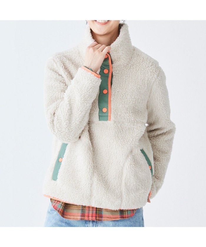 【エルエルビーン/L.L.Bean】のビーンズ・シェルパ・フリース・プルオーバー 米国フィット・プチ インテリア・キッズ・メンズ・レディースファッション・服の通販 founy(ファニー) https://founy.com/ ファッション Fashion レディースファッション Fashion for Women トップス・カットソー Cut & Sew Tops カジュアルプルオーバー・ニットトップス Pullovers & Knit Tops / Casual Pullovers 人気 Popular, Best Seller フィット Fit, Slim Fit ポケット Pocket, Pocket Detail |ID: prp329100004730785 ipo3291000000034271615