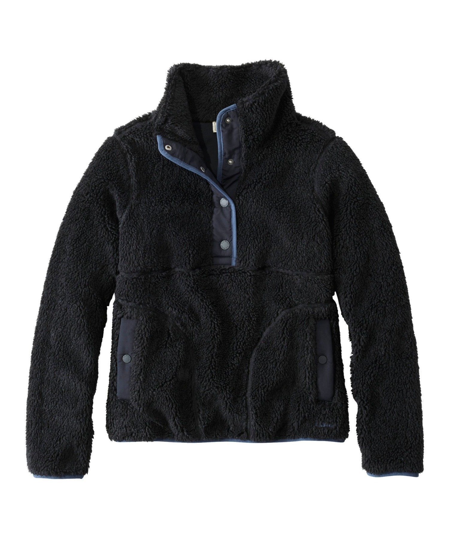 【エルエルビーン/L.L.Bean】のビーンズ・シェルパ・フリース・プルオーバー 米国フィット・プチ インテリア・キッズ・メンズ・レディースファッション・服の通販 founy(ファニー) 　ファッション　Fashion　レディースファッション　Fashion for Women　トップス・カットソー　Cut & Sew Tops　カジュアルプルオーバー・ニットトップス　Pullovers & Knit Tops / Casual Pullovers　人気　Popular, Best Seller　フィット　Fit, Slim Fit　ポケット　Pocket, Pocket Detail　Black|ID: prp329100004730785 ipo3291000000034271622