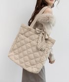 【ランダ/RANDA】の【A4対応】2WAY リボンキルティングトートバッグ BEIGE|ID: prp329100004730809 ipo3291000000034172722