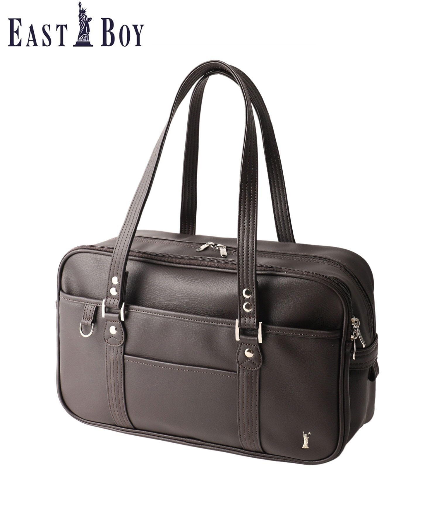 【イーストボーイ/EASTBOY】の合皮 バッグ シャンパン女神 スクール 中学 高校 通学 鞄 スクールバッグ 人気、トレンドファッション・服の通販 founy(ファニー) 　ファッション　Fashion　レディースファッション　Fashion for Women　バッグ　Bags　シルバー　Silver, Metallic Silver　ダブル　Double, Double-Breasted　プリント　Print, Printed Pattern　ポケット　Pocket, Pocket Detail　メッシュ　Mesh, Net Fabric　おすすめ　Recommended / Our Picks　 other-1|ID: prp329100004730813 ipo3291000000034622985