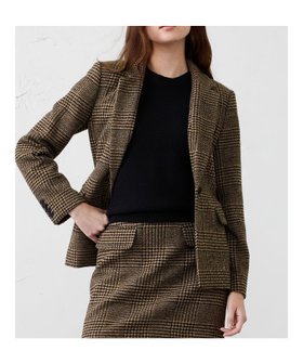 【バナナリパブリック ファクトリーストア/BANANA REPUBLIC FACTORY STORE】のBANANA REPUBLIC FACTORY STORE チェック柄 テーラードジャケット 人気、トレンドファッション・服の通販 founy(ファニー) ファッション Fashion レディースファッション Fashion for Women アウター Coat / Outerwear Collection レディースジャケット・軽アウター Jackets テーラードジャケット / 通勤・きれいめスタイル Tailored Jackets & Blazers セットアップ Set-Up, Coordinated Outfit チェック Check, Plaid, Tartan A/W・秋冬 Autumn/Winter |ID:prp329100004730817