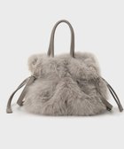 【アンタイトル/UNTITLED】の【定番人気!】2Wayドロストフェイクファートート グレー|ID: prp329100004730828 ipo3291000000034511697