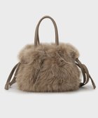 【アンタイトル/UNTITLED】の【定番人気!】2Wayドロストフェイクファートート モカブラウン|ID: prp329100004730828 ipo3291000000034511698