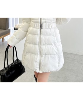 【イング/INGNI】のファー+フード付ウエストベルトエコダウンコート 人気、トレンドファッション・服の通販 founy(ファニー) ファッション Fashion レディースファッション Fashion for Women アウター Coat / Outerwear Collection コート・ロングコート・ピーコート Long Coats, Peacoats & More ダウンジャケット・軽量ダウン Warm & Lightweight Down Jackets ベルト&ウエストマーク Belts & Waist Accessories ガーリー Girly, Feminine Style ダウン Down, Puffer デニム Denim, Jeans Material トレンド Trend, Trending Now ボトム Bottoms, Lower Wear ロング Long, Long-Length 冬 Winter / This Winter 軽量 Lightweight, Ultra Light 防寒 Cold Protection, Winter-Ready |ID:prp329100004730842