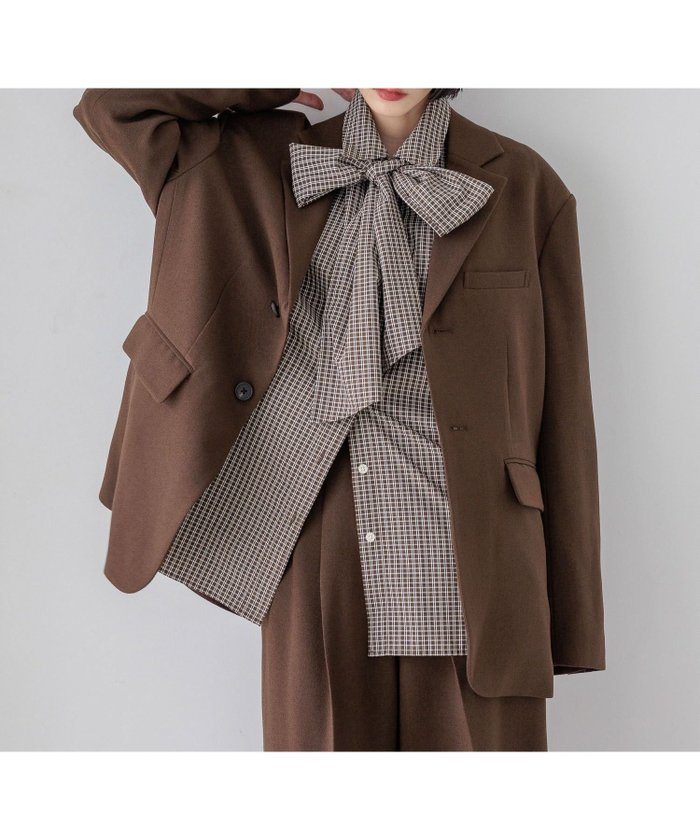 【ローリーズファーム/LOWRYS FARM】のTRシングルジャケット インテリア・キッズ・メンズ・レディースファッション・服の通販 founy(ファニー) https://founy.com/ ファッション Fashion レディースファッション Fashion for Women アウター Coat / Outerwear Collection レディースジャケット・軽アウター Jackets おすすめ Recommended / Our Picks ジャケット Jacket, Outerwear セットアップ Set-Up, Coordinated Outfit セレモニー Ceremony ダウン Down, Puffer A/W・秋冬 Autumn/Winter |ID: prp329100004730911 ipo3291000000034477085