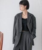 【ローリーズファーム/LOWRYS FARM】のTRシングルジャケット チャコールグレー|ID: prp329100004730911 ipo3291000000034477092