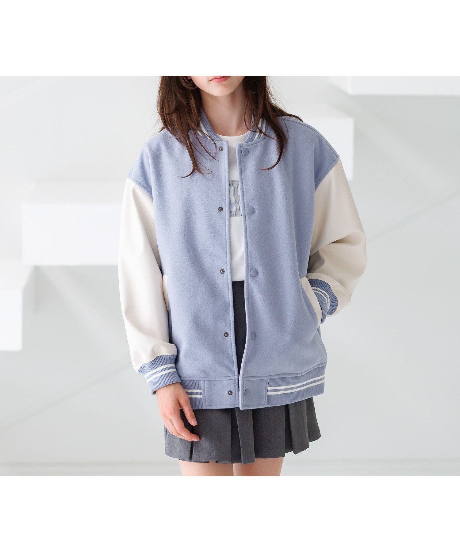 【グローバルワーク/GLOBAL WORK / KIDS】の洗える防風スタジャン/キッズ/452280 インテリア・キッズ・メンズ・レディースファッション・服の通販 founy(ファニー) 　ファッション　Fashion　キッズファッション　Fashion for Kids　インナー　Innerwear　シンプル　Simple, Minimal　ボトム　Bottoms, Lower Wear　ポケット　Pocket, Pocket Detail　人気　Popular, Best Seller　洗える　Machine Washable　軽量　Lightweight, Ultra Light　サックス81|ID: prp329100004730921 ipo3291000000034173134