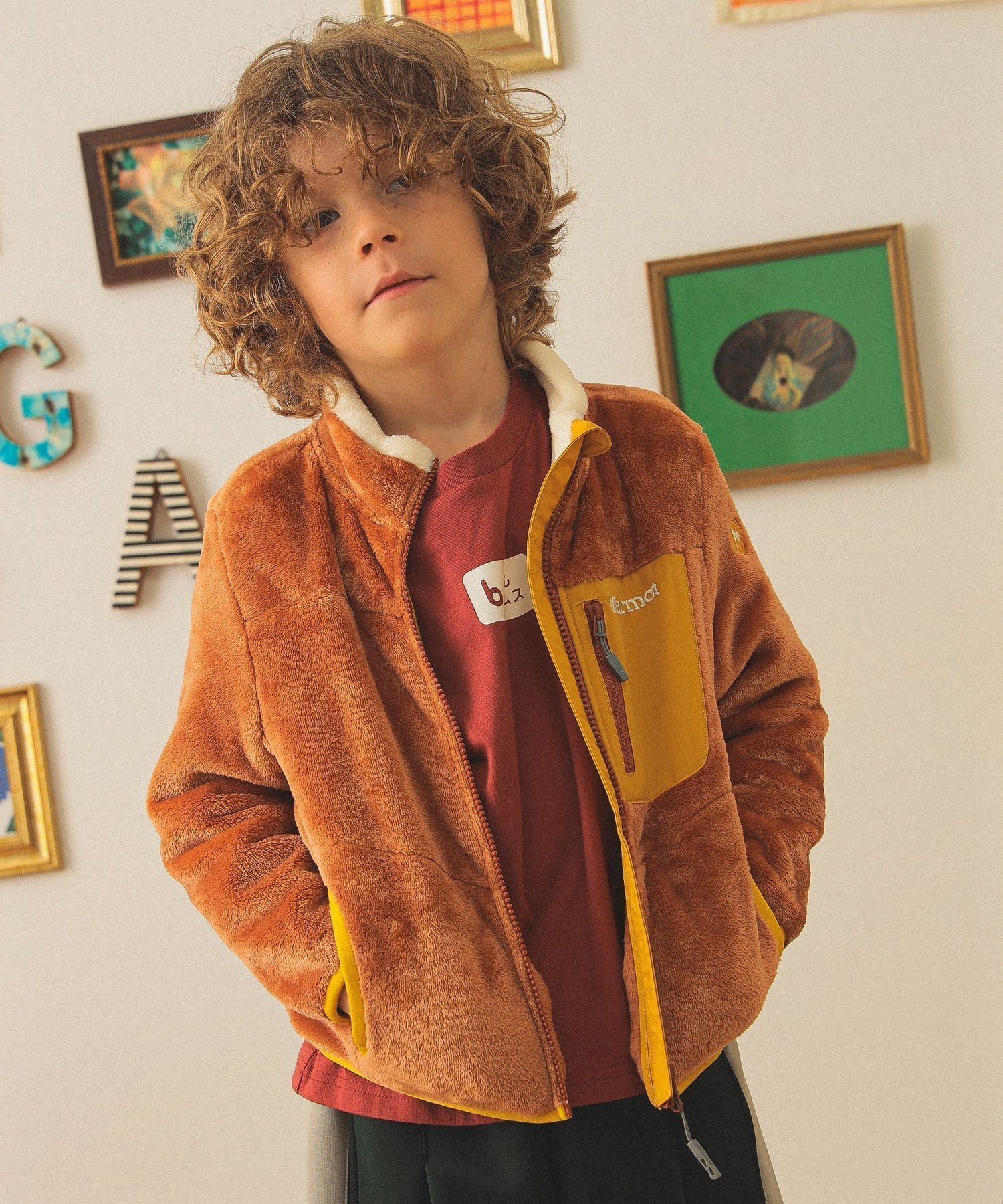 【こども ビームス/コドモ ビームス / KIDS】の【別注】Marmot / キッズ Balmy フリース ジャケット 2025FW(110~150cm) インテリア・キッズ・メンズ・レディースファッション・服の通販 founy(ファニー) 　ファッション　Fashion　キッズファッション　Fashion for Kids　アウトドア　Outdoor Clothing　カッティング　Cutting Detail　軽量　Lightweight, Ultra Light　ジャケット　Jacket, Outerwear　スペシャル　Special, Limited Edition　ダウン　Down, Puffer　別注　Limited Edition, Custom Order　PUMPKIN|ID: prp329100004730923 ipo3291000000034173145