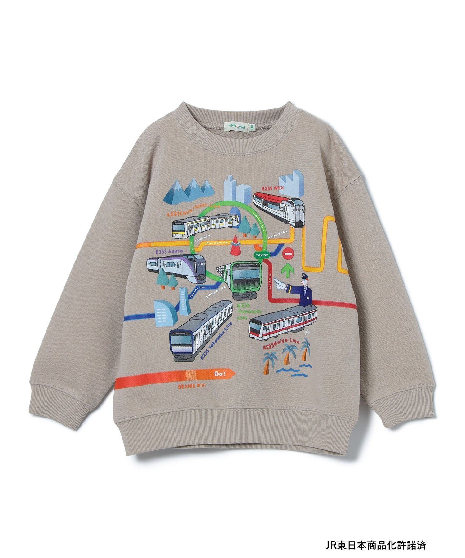 【ビームス ミニ/BEAMS mini / KIDS】の【ビームスの百名品】JR 在来線 スウェット プルオーバー 2025FW(90~150cm) 人気、トレンドファッション・服の通販 founy(ファニー) ファッション Fashion キッズファッション Fashion for Kids トップス・カットソー Cut & Sew Tops イラスト Illustration コレクション Collection, Seasonal Line スウェット / スエット Sweatshirt, Sweatwear 人気 Popular, Best Seller ベーシック Basic, Essential other-1|ID: prp329100004730926 ipo3291000000034837247