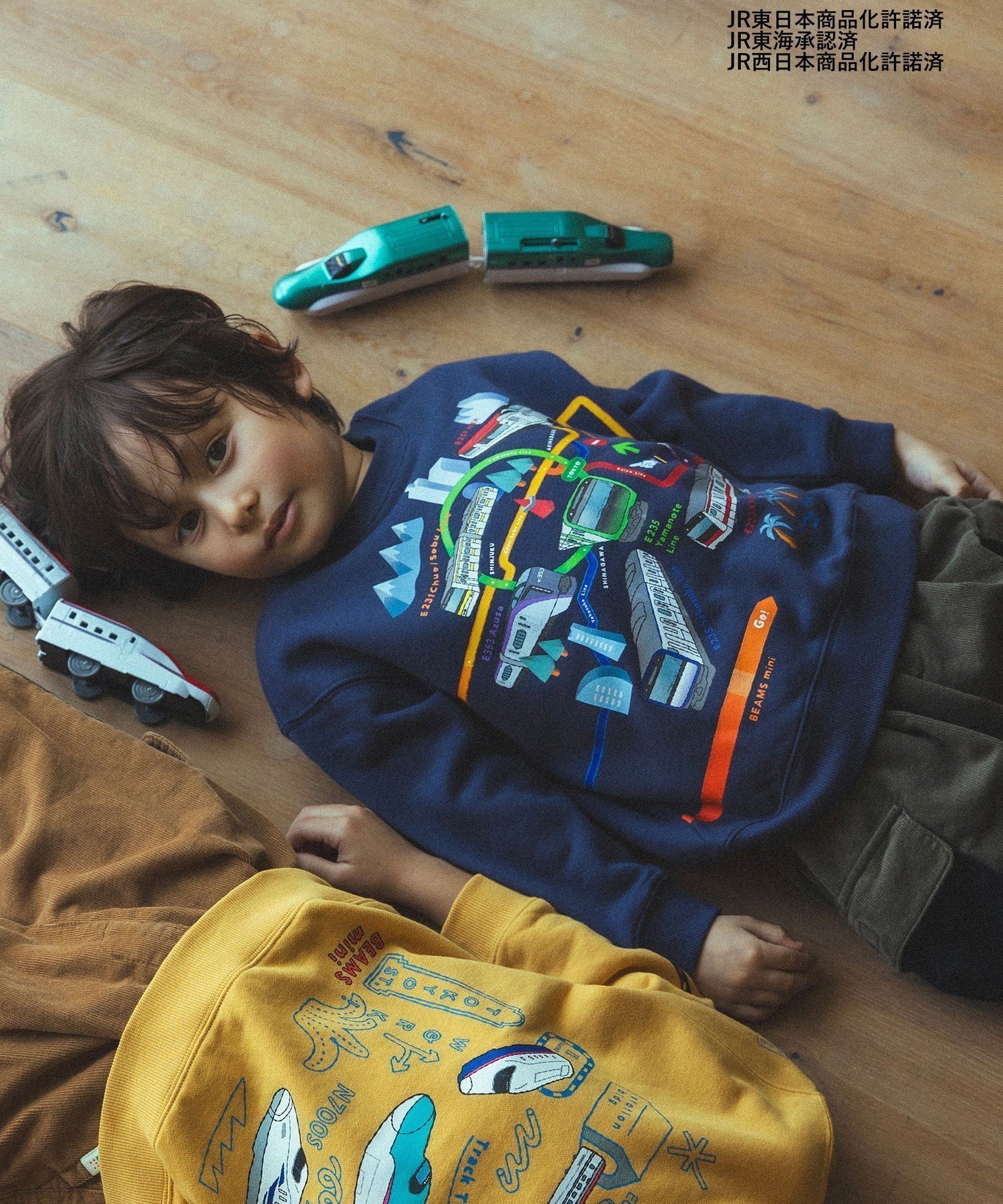 【ビームス ミニ/BEAMS mini / KIDS】の【ビームスの百名品】JR 在来線 スウェット プルオーバー 2025FW(90~150cm) インテリア・キッズ・メンズ・レディースファッション・服の通販 founy(ファニー) ファッション Fashion キッズファッション Fashion for Kids トップス・カットソー Cut & Sew Tops イラスト Illustration コレクション Collection, Seasonal Line スウェット / スエット Sweatshirt, Sweatwear 人気 Popular, Best Seller ベーシック Basic, Essential NAVY|ID: prp329100004730926 ipo3291000000034837250