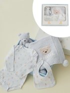 【ジェラート ピケ/gelato pique / KIDS】の【ラッピング済み】【BABY】ベアブランケット ぬいぐるみ ボディースーツ スタイ4点セット ギフトBOX 人気、トレンドファッション・服の通販 founy(ファニー) ファッション Fashion キッズファッション Fashion for Kids カラフル Colorful Design スマート Smart, Elegant スーツ Suit, Formalwear 人気 Popular, Best Seller パウダー Powder, Soft Tone ブランケット Blanket, Throw Blanket ポンポン Pom-Pom, Fluffy Ball おすすめ Recommended / Our Picks ギフト プレゼント Gift / Present thumbnail BLU[086]|ID: prp329100004730930 ipo3291000000034973107