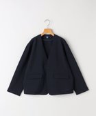【シップス/SHIPS / KIDS】のSHIPS KIDS 140~160cm / セレモニー ノーカラー ジャケット 人気、トレンドファッション・服の通販 founy(ファニー) ファッション Fashion キッズファッション Fashion for Kids アウター Coat Outerwear /Kids オケージョン Occasion Wear 軽量 Lightweight, Ultra Light ジャケット Jacket, Outerwear スウェット / スエット Sweatshirt, Sweatwear ストレッチ Stretch, Stretchy Fabric セットアップ Set-Up, Coordinated Outfit リラックス Relax, Relaxed Fit エレガント 上品 Elegant セレモニー Ceremony thumbnail ネイビー|ID: prp329100004730933 ipo3291000000034173175