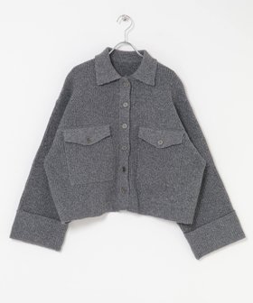 【センスオブプレイス/SENSE OF PLACE by URBAN RESEARCH】のニットショートジャケット 人気、トレンドファッション・服の通販 founy(ファニー) ファッション Fashion レディースファッション Fashion for Women アウター Coat / Outerwear Collection レディースジャケット・軽アウター Jackets 2025年 2025 2025-2026秋冬・A/W Autumn/Winter 2025–26 AW25–26 冬 Winter / This Winter カーディガン Cardigan, Knitwear コンパクト Compact, Small Size ショート Short, Short Length シンプル Simple, Minimal バランス Balance, Style Balance ワイド Wide, Wide Fit A/W・秋冬 Autumn/Winter |ID:prp329100004730959