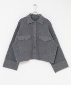 【センスオブプレイス/SENSE OF PLACE by URBAN RESEARCH】のニットショートジャケット 人気、トレンドファッション・服の通販 founy(ファニー) ファッション Fashion レディースファッション Fashion for Women アウター Coat / Outerwear Collection レディースジャケット・軽アウター Jackets 2025年 2025 2025-2026秋冬・A/W Autumn/Winter 2025–26 AW25–26 冬 Winter / This Winter カーディガン Cardigan, Knitwear コンパクト Compact, Small Size ショート Short, Short Length シンプル Simple, Minimal バランス Balance, Style Balance ワイド Wide, Wide Fit A/W・秋冬 Autumn/Winter thumbnail CHARCOAL|ID: prp329100004730959 ipo3291000000034297509